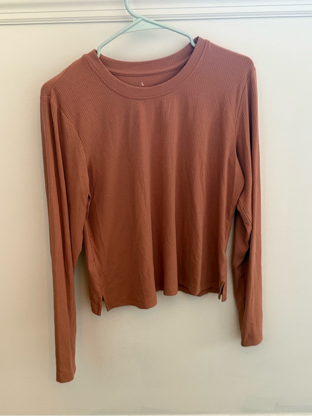 Free fly Apparel Long-Sleeve Ribbed Tee sz L